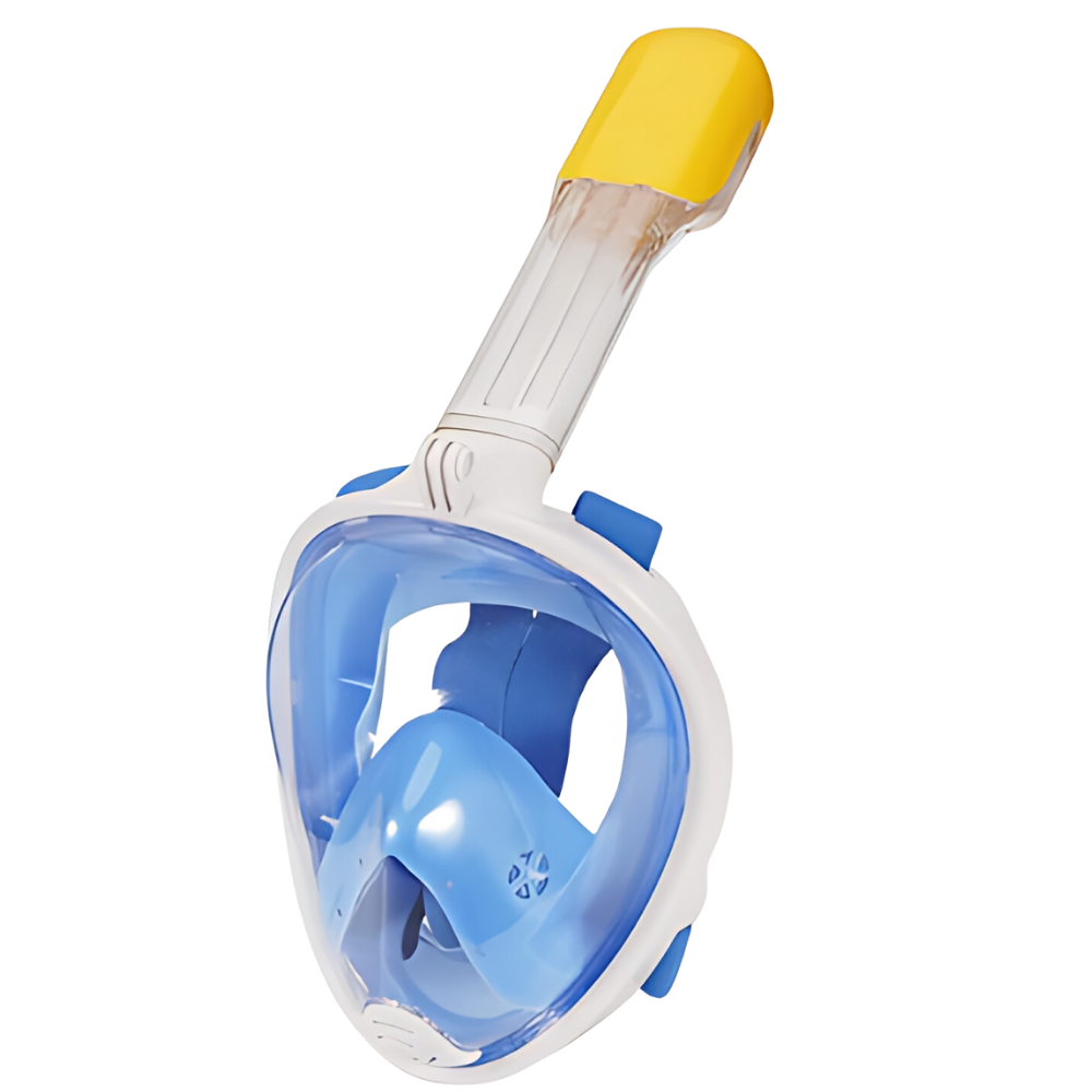 180° Panoramik Görünümlü Şnorkel Maskesi -Mavi - Ozerty