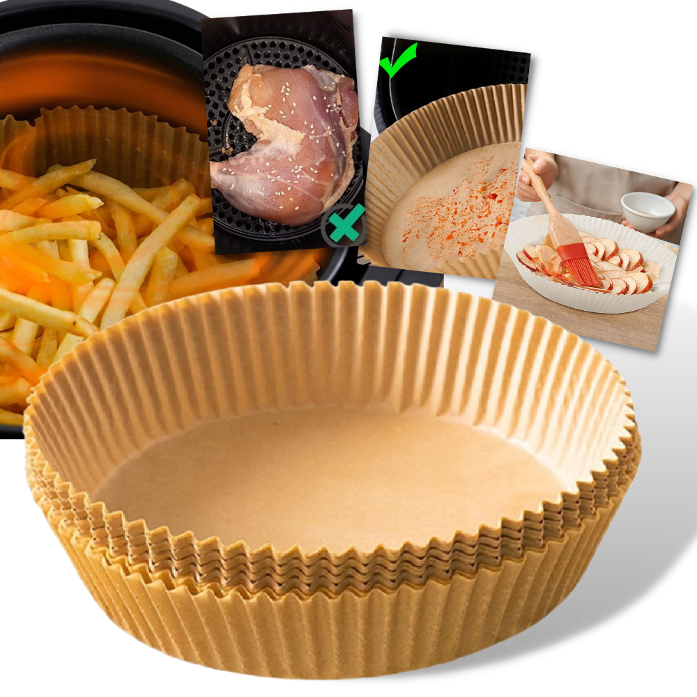 Tek Kullanımlık Hava Fritöz Kağıt Gömlekleri Paketi - Ozerty