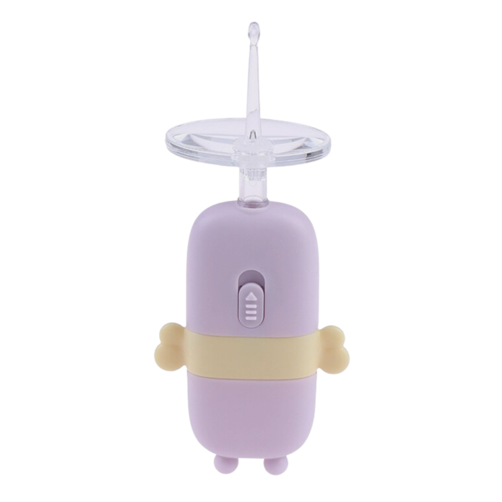 Işıklı Bebek Kulak Temizleyici Kaşık -Pembe - Ozerty