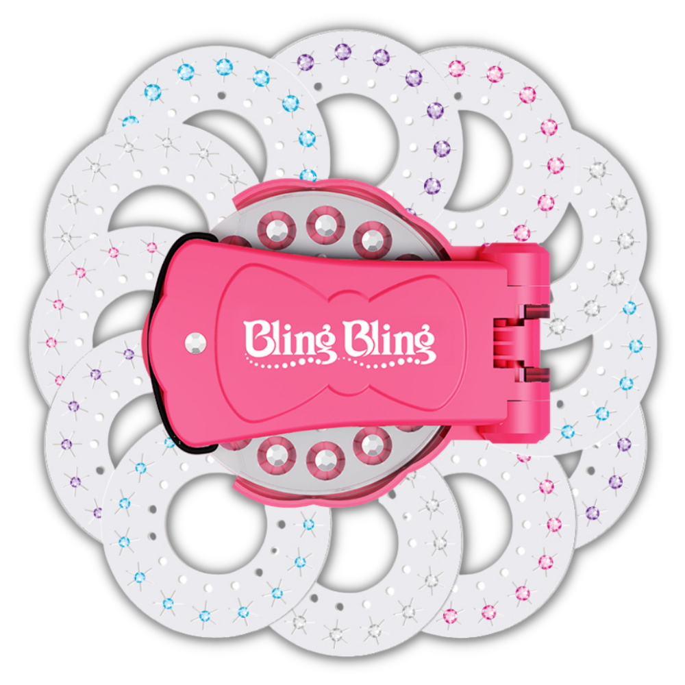 Saç ve Giysiler için Çocuk Elmas Zımbalama Seti - Ozerty