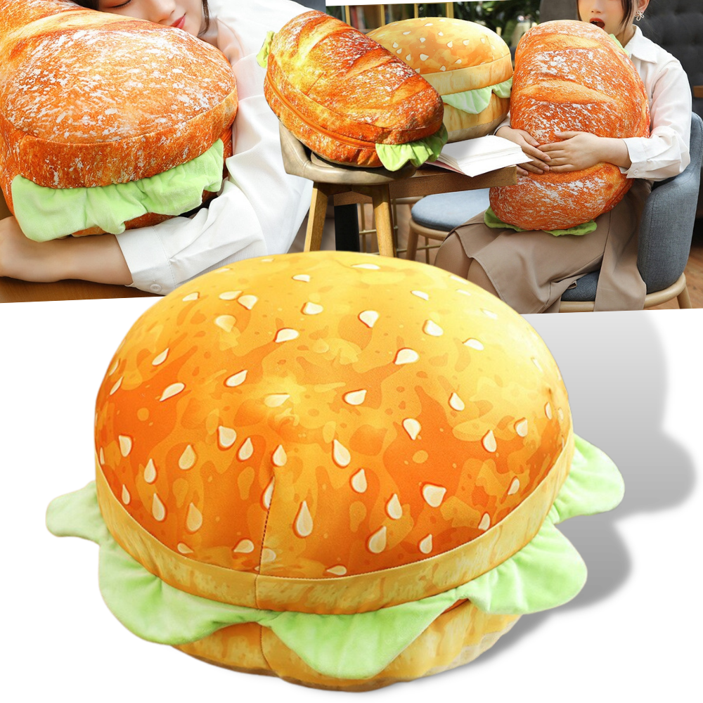 Peluş Burger Yastığı - Ozerty