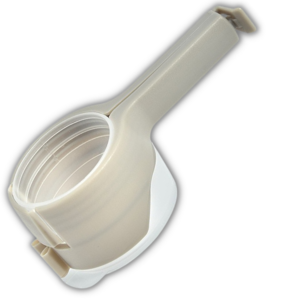 Kapaklı Gıda Torbası Klipsi (2'li paket) -Gri - Ozerty