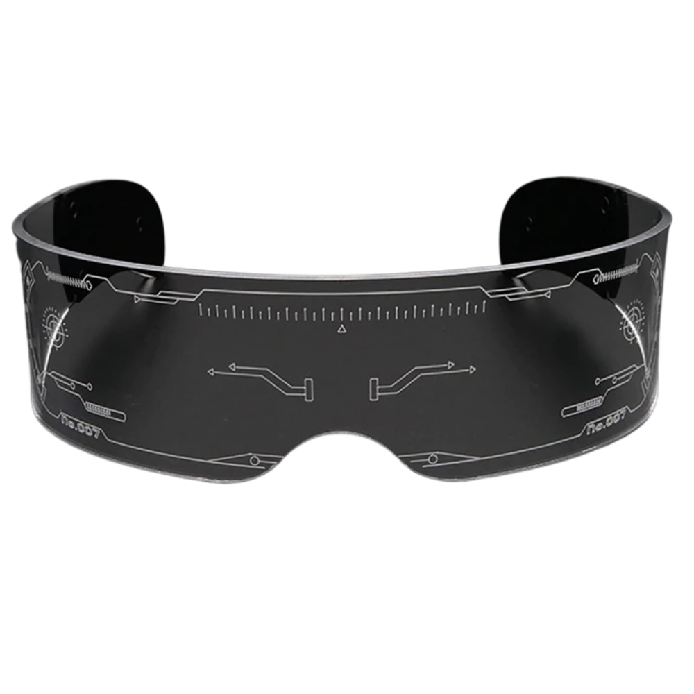 Renkli LED Işıklı Aydınlık Gözlükler - Ozerty