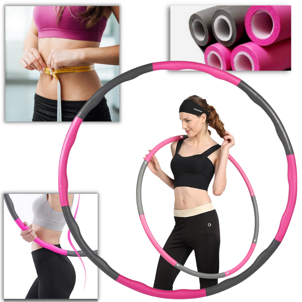 Yastıklı Fitness Hula Hoop Ayarlanabilir - Ozerty