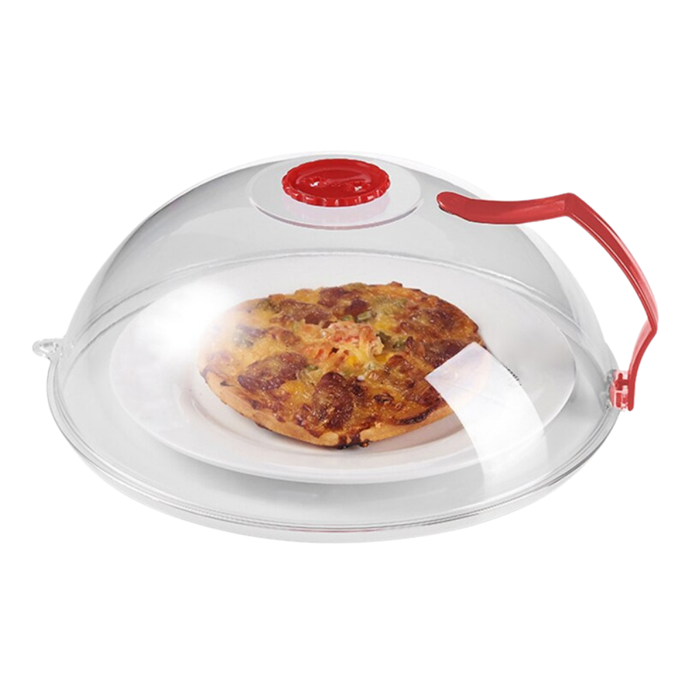 Sıçrama Önleyici Mikrodalga Koruyucu Kapak -Kırmızı - Ozerty