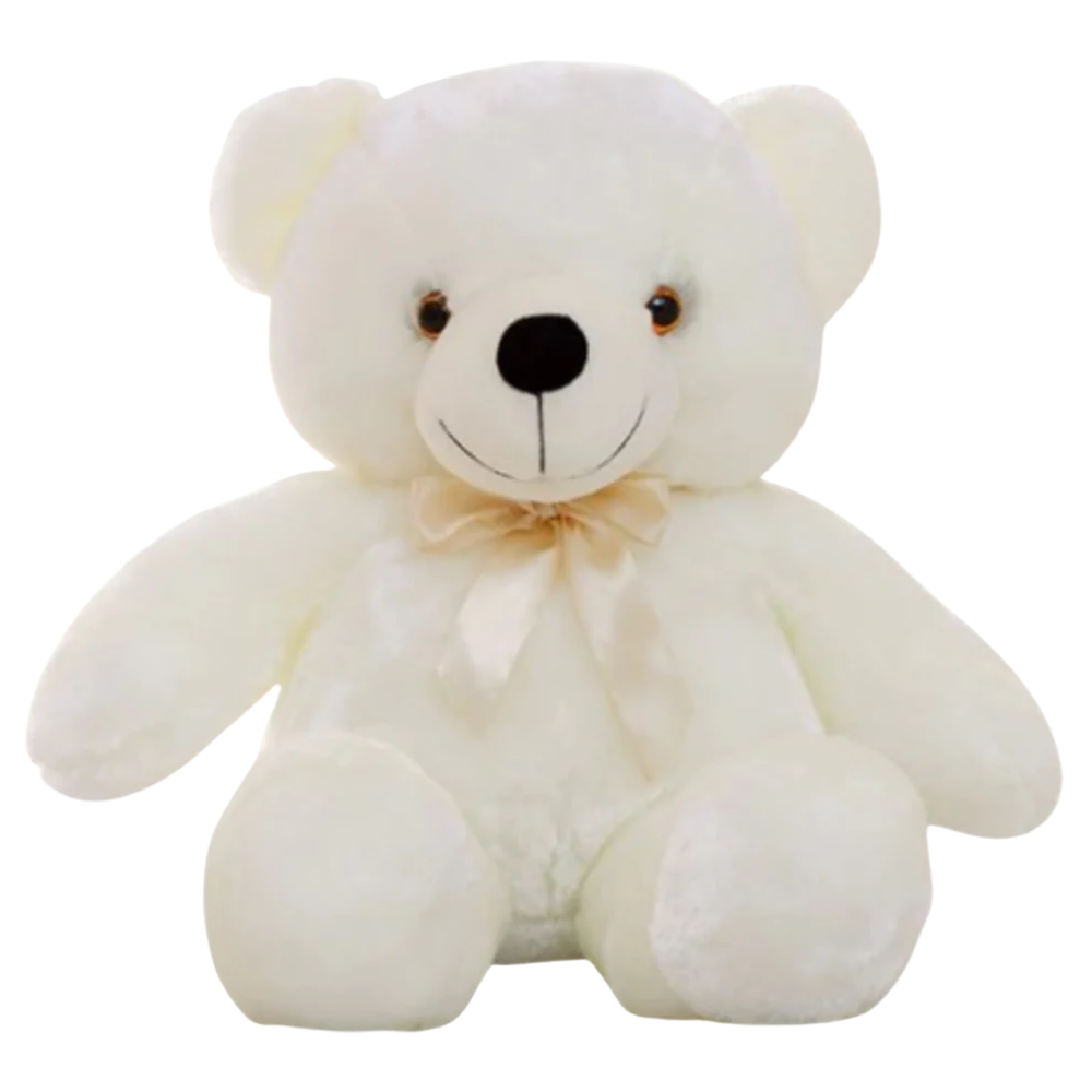 Peluş Ayıcık Gece Lambası -Beyaz - Ozerty