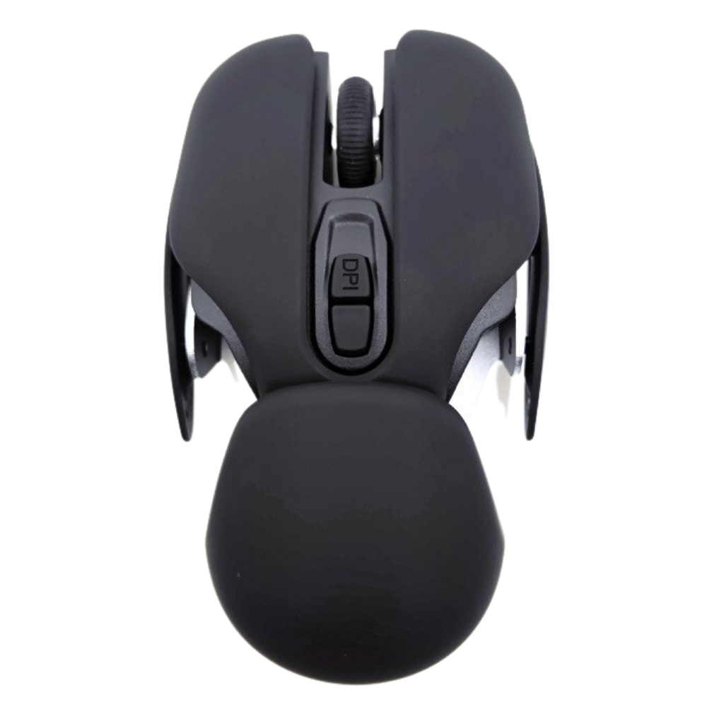 Kablosuz Ergonomik Oyun Mouse'u -Siyah - Ozerty