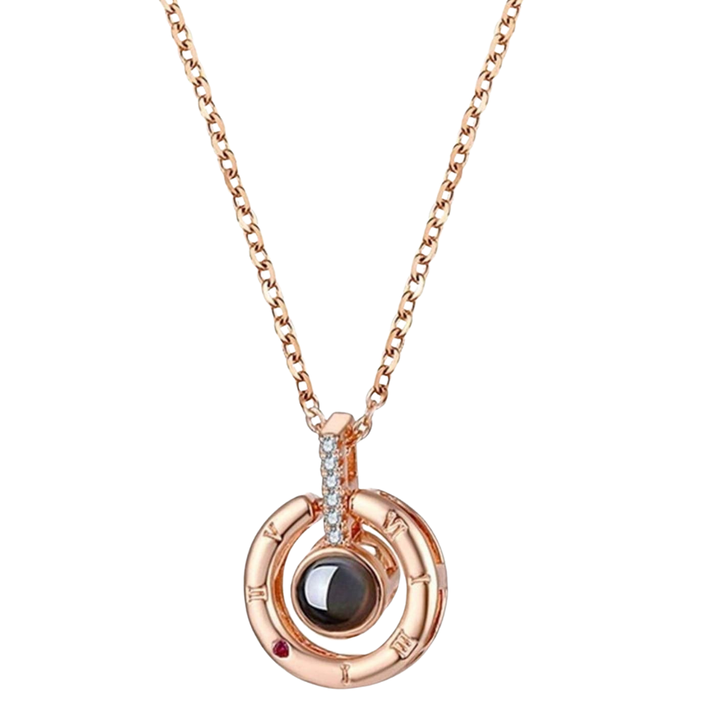 Seni Seviyorum 100 Dilde Kolye -Altın - Ozerty