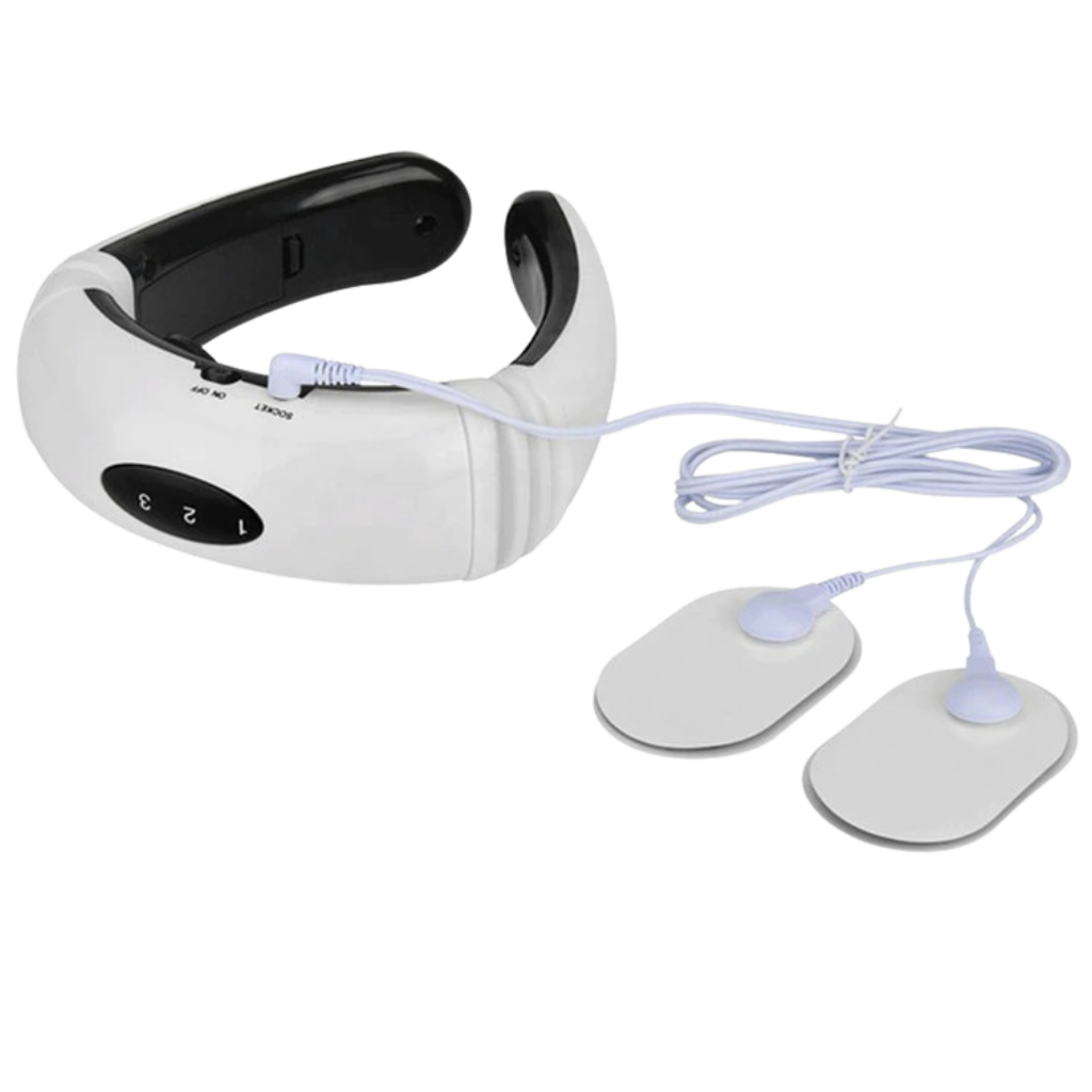 Kızılötesi ısıtmalı dairesel çekişli boyun masaj aleti - Ozerty