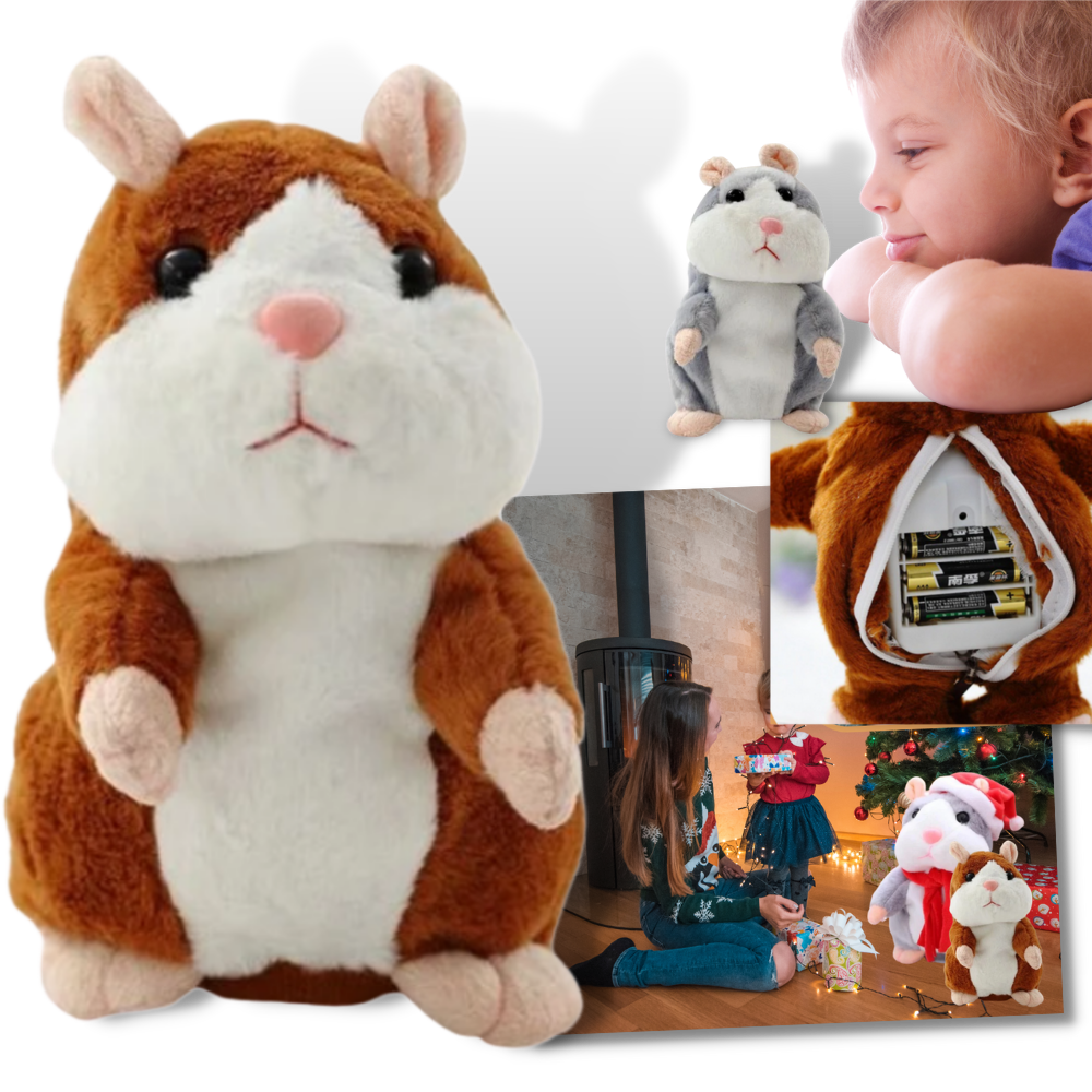 Peluş Konuşan Hamster - Ozerty