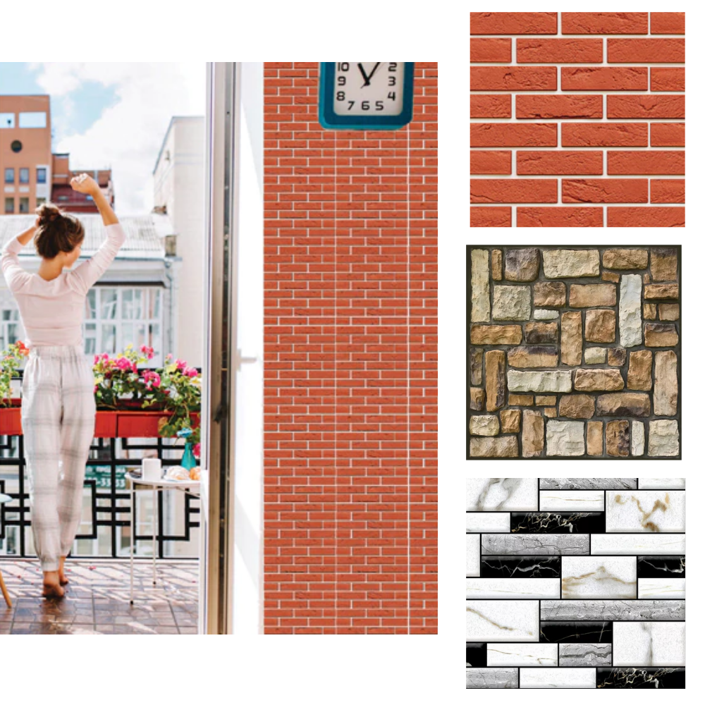 Soy ve Yapıştır 3D Köpük Duvar Karoları - Ozerty