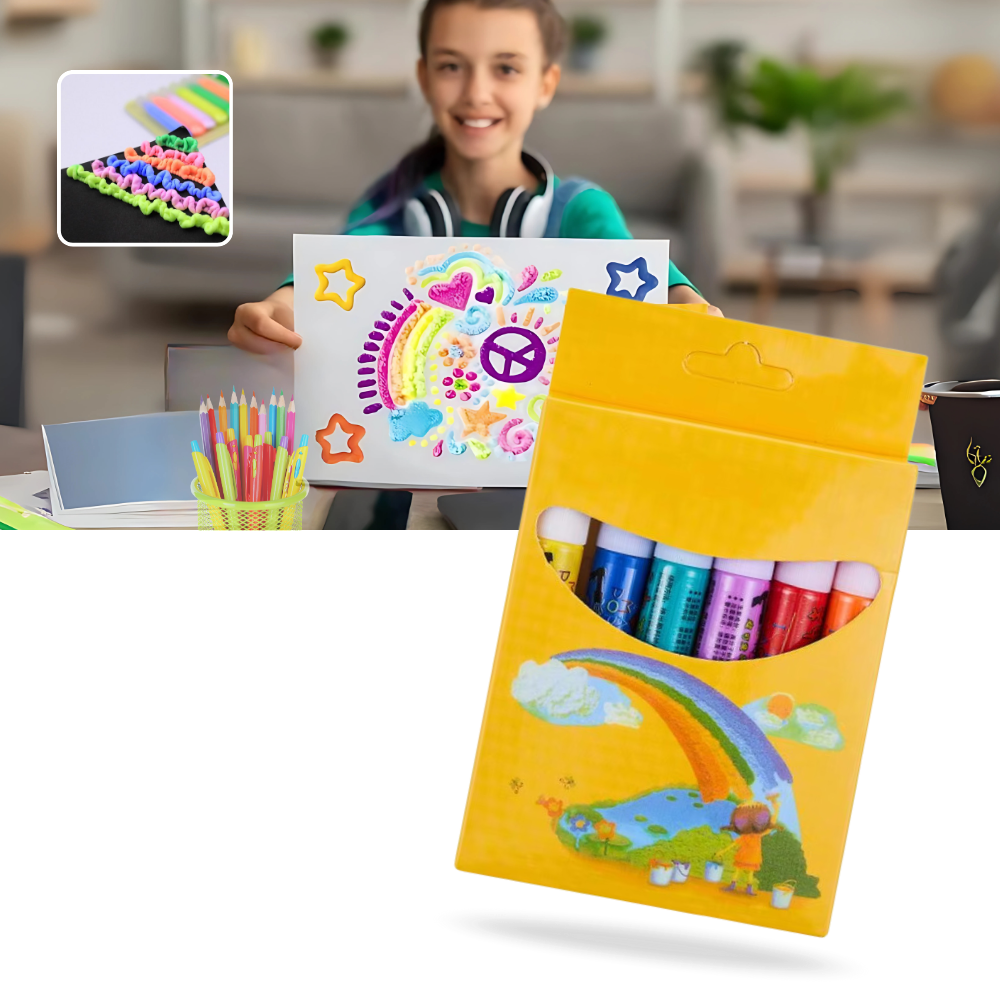 3D Puffy Bubble Popcorn Kalem - Ozerty