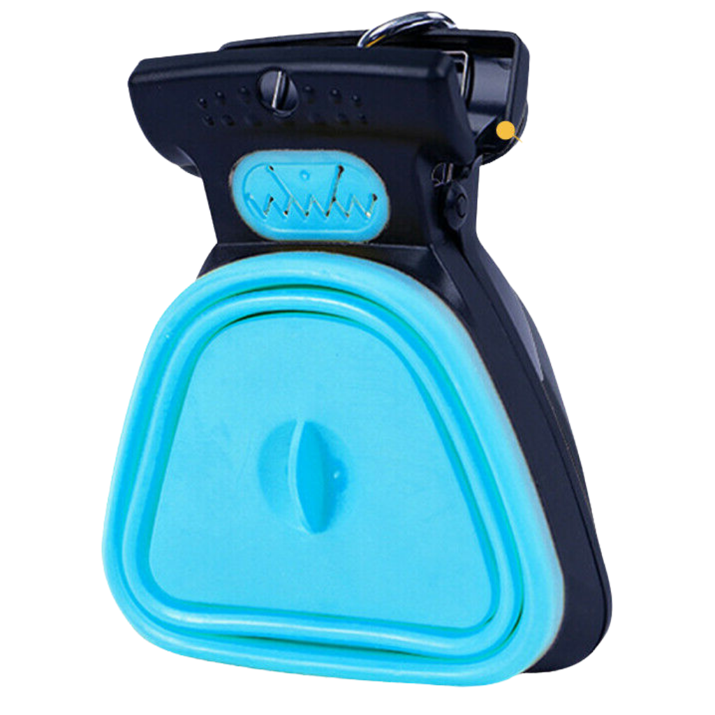 Poşet dağıtıcılı katlanabilir köpek kakası kepçesi -L - Ozerty