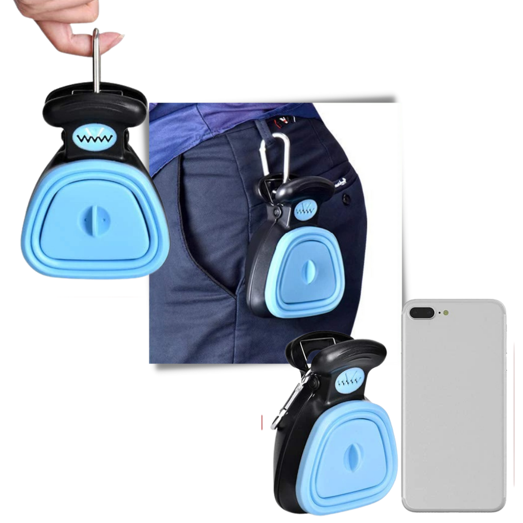 Poşet dağıtıcılı katlanabilir köpek kakası kepçesi - Ozerty