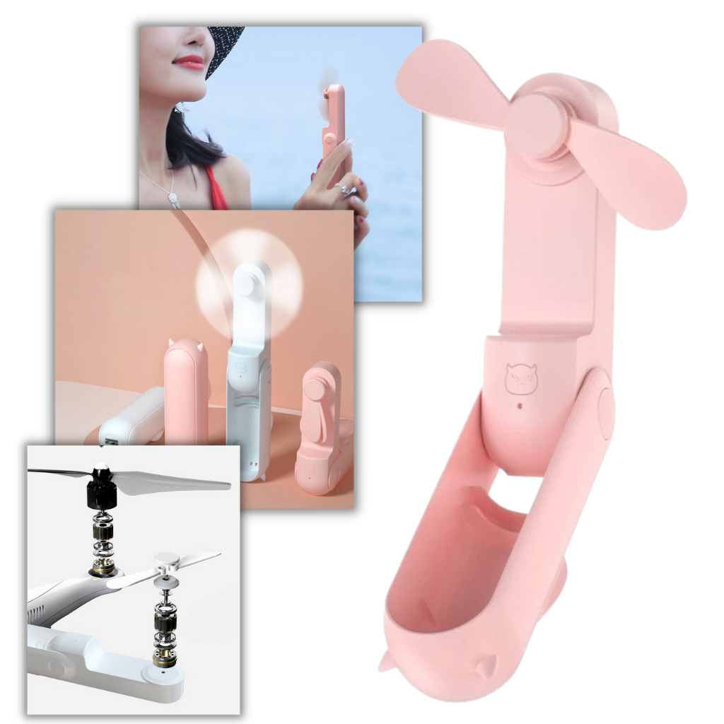 USB'li El Tipi Mini Vantilatör - Ozerty