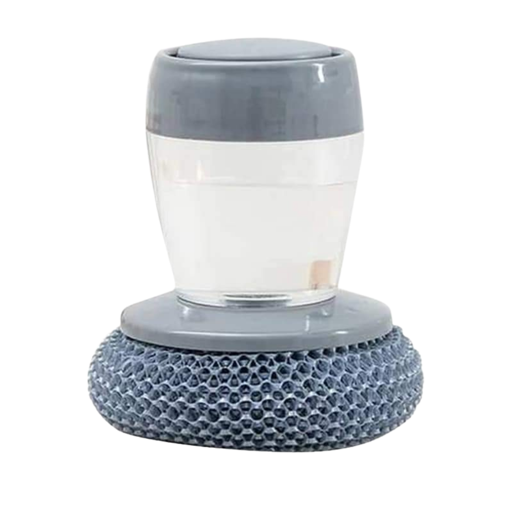 Mutfak için Sabun Dağıtma Avuç İçi Fırçası -Mavi - Ozerty