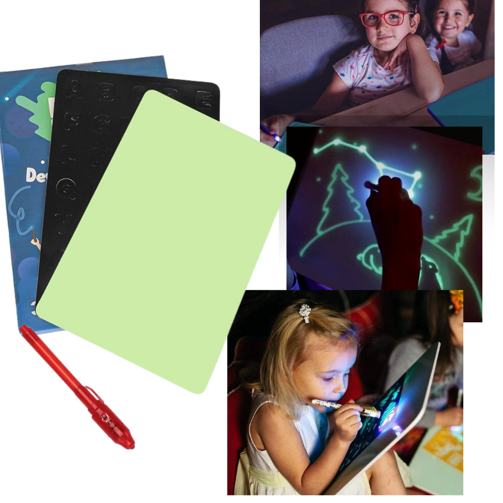Sihirli Işık Çizim Tahtası Seti - Ozerty