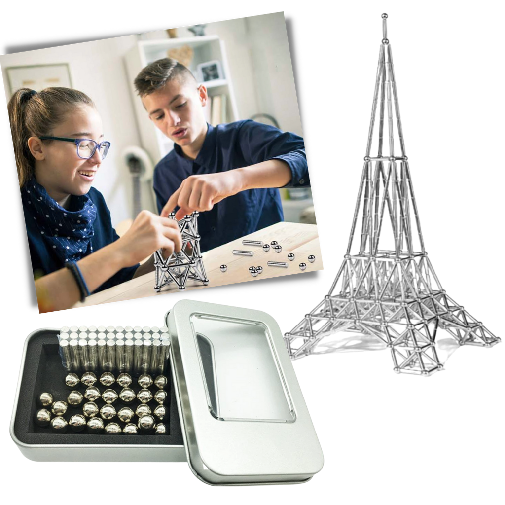 Manyetik yapı Çubuklar ve Toplar - Ozerty