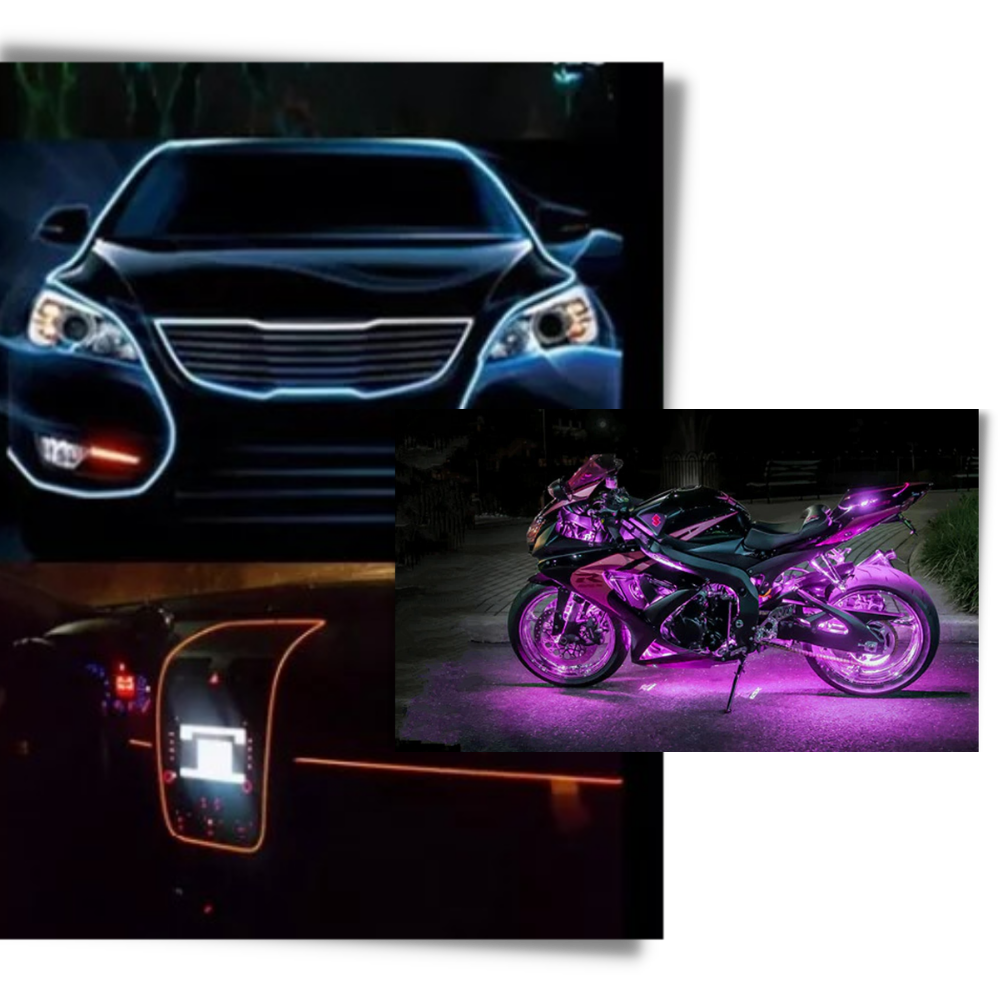 Neon LED Tel Renkli - Ozerty