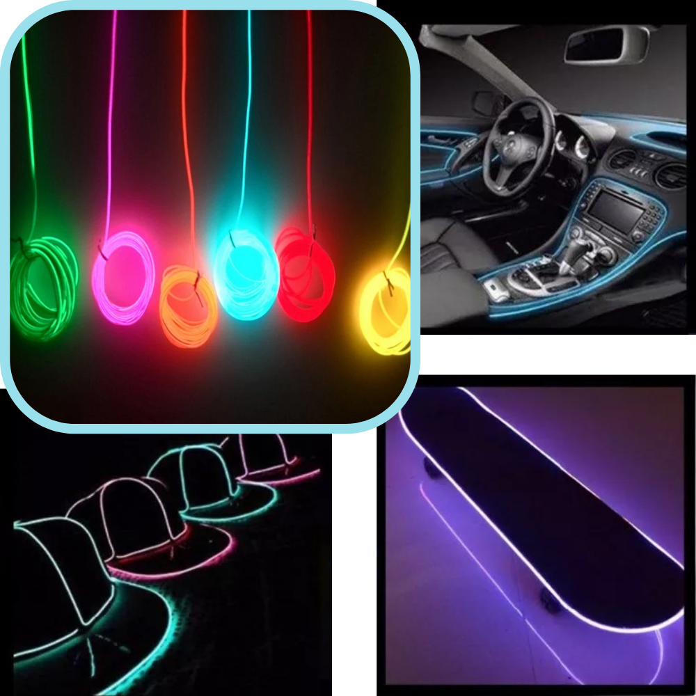 Neon LED Tel Renkli - Ozerty