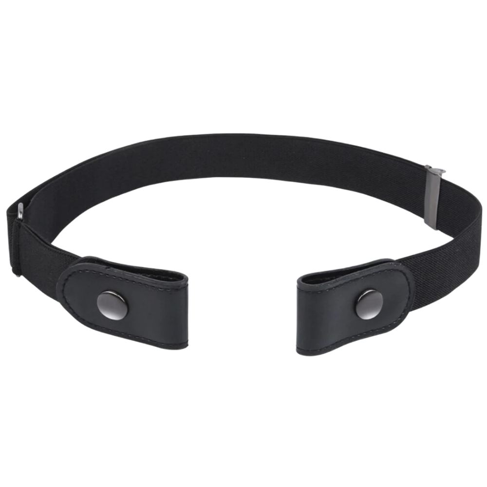 Tokasız Elastik Kemer -Siyah - Ozerty