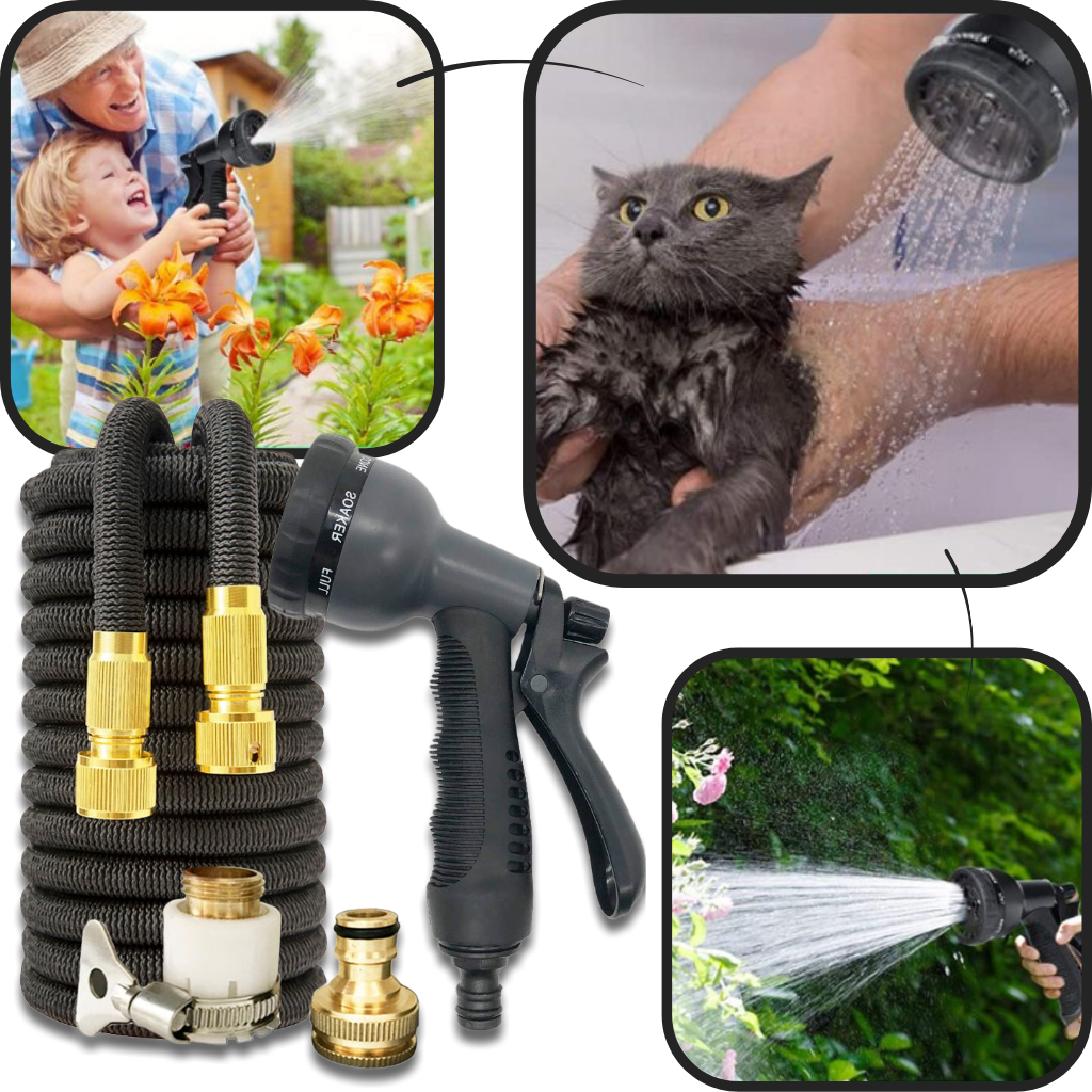 7,5 m Premium Genişletilebilir Bahçe Hortumu - Ozerty