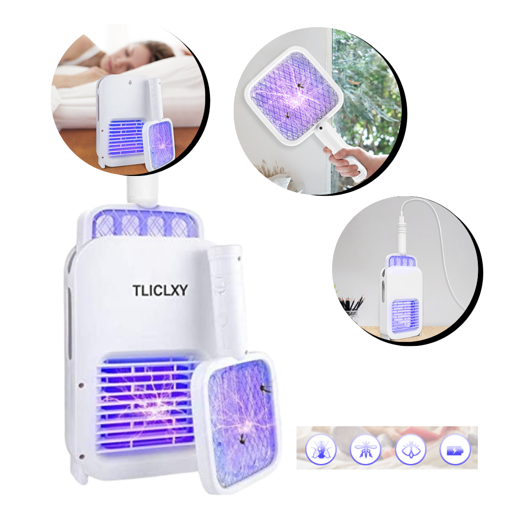 Şarj Edilebilir USB LED Elektrikli Sivrisinek Sinekliği - Ozerty