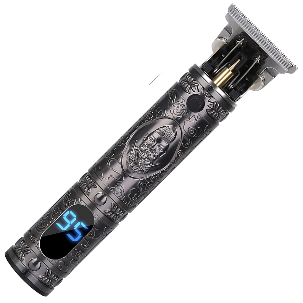 Şarj edilebilir berber saç kesme makinesi -Siyah - Ozerty