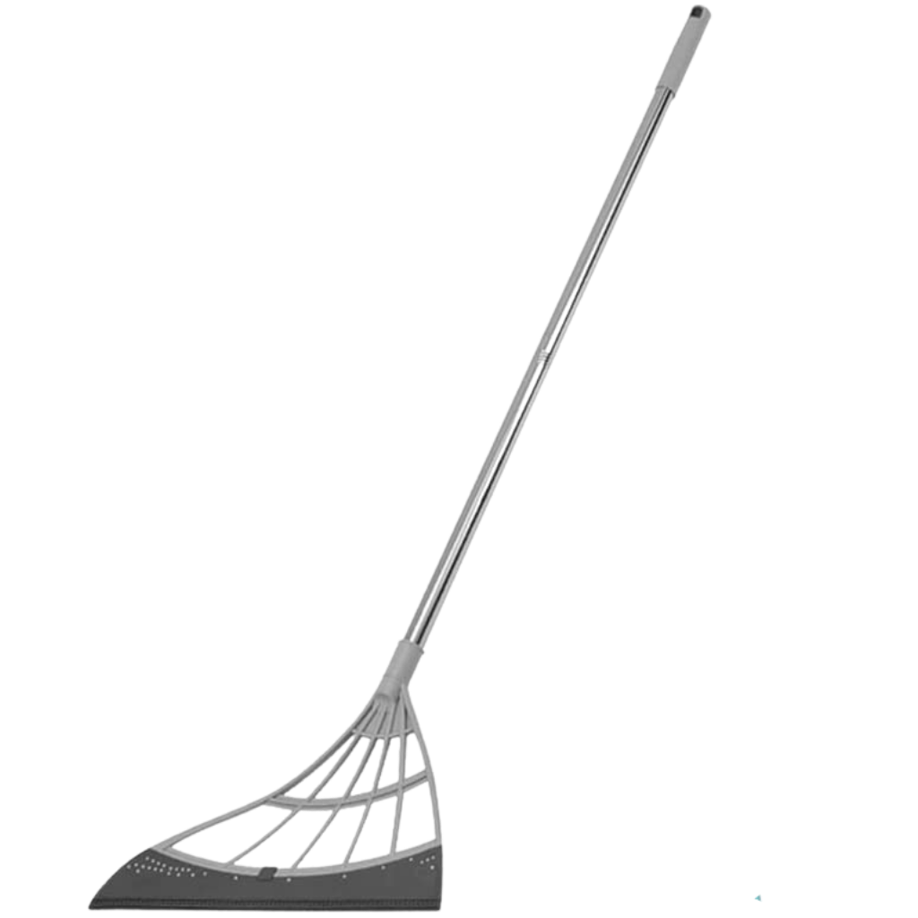 Teleskopik kauçuk süpürge -Gri - Ozerty