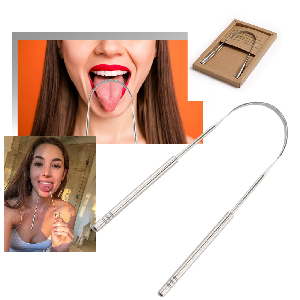 Paslanmaz çelik dil temizleyici - Ozerty