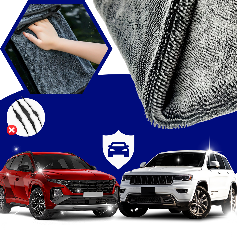 Emici Mikrofiber Cam Temizleyici Havlu - Ozerty