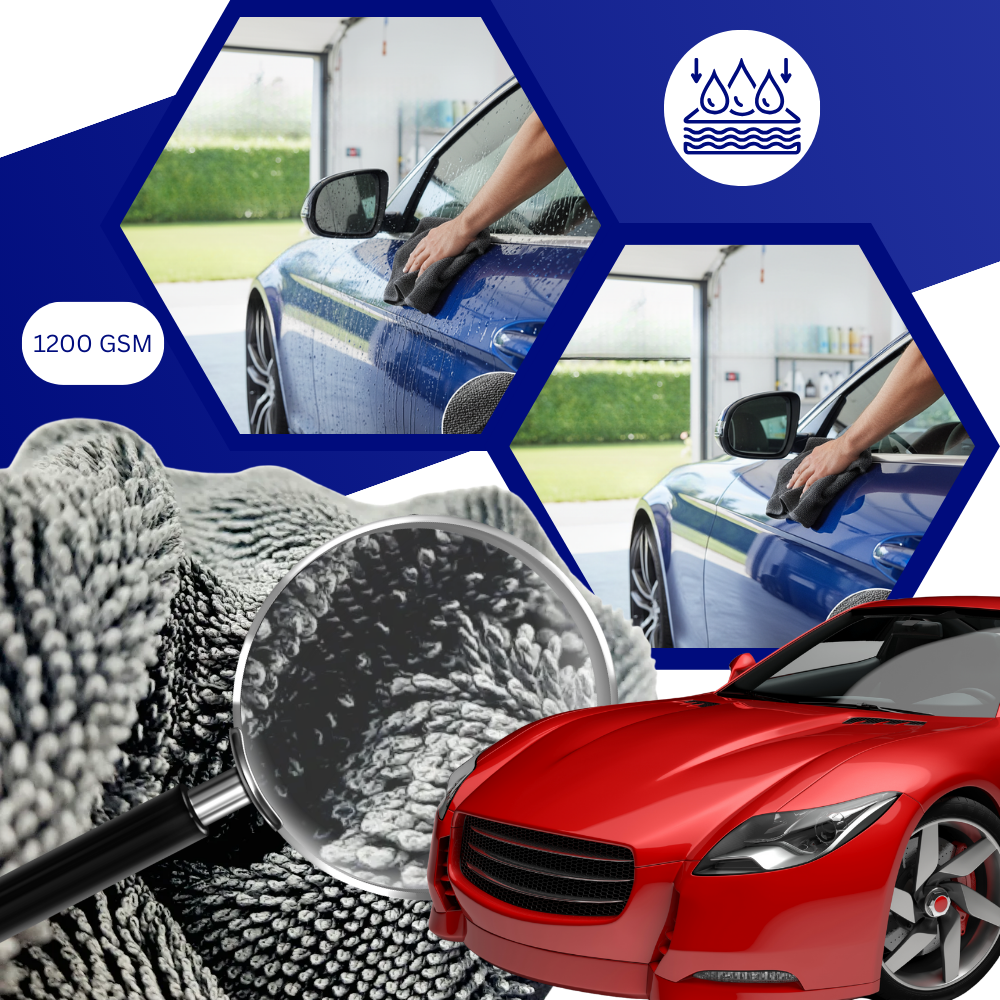 Emici Mikrofiber Cam Temizleyici Havlu - Ozerty