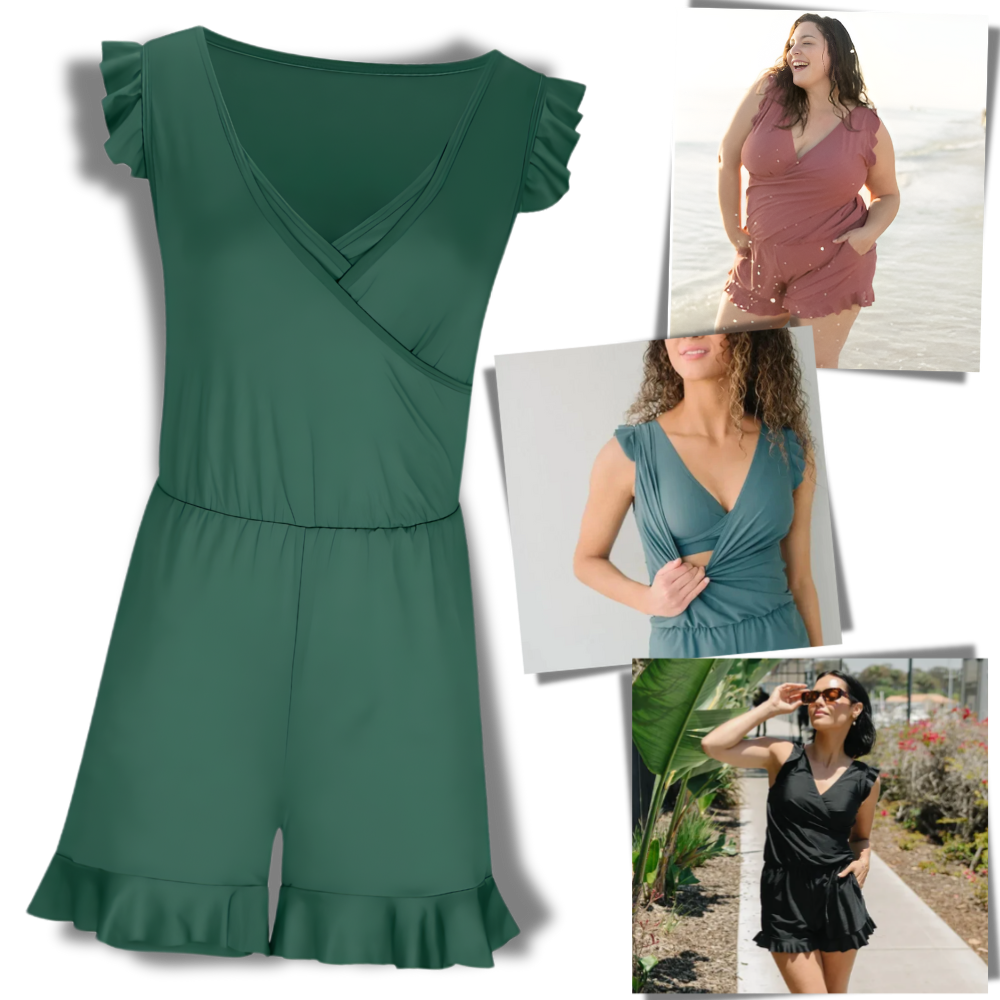 Gömme Sütyen Yüzücü Tulumu - Ozerty