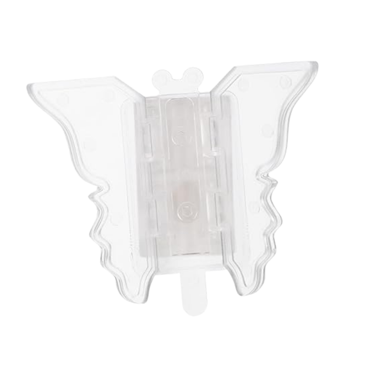 Hırsıza Karşı Korumalı Sürgülü Kapı Kilidi -Şeffaf - Ozerty