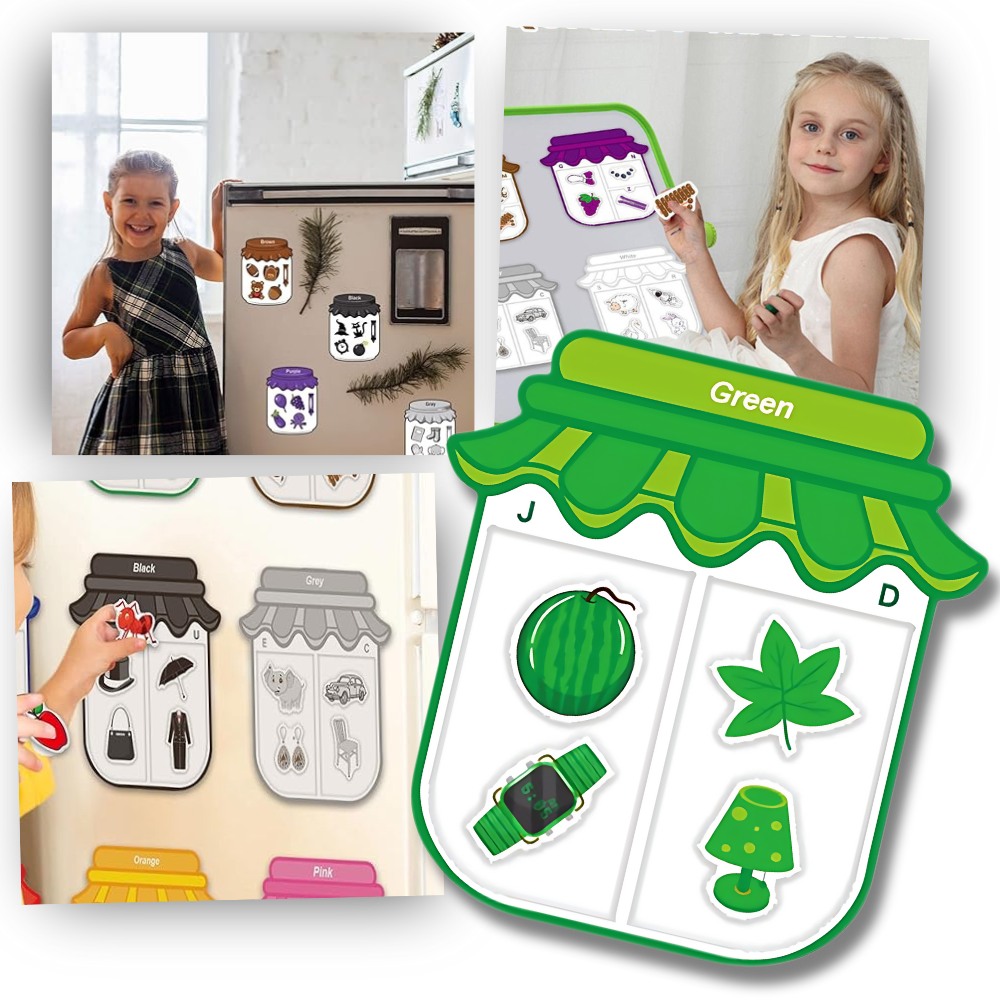 Renkli Eğitici Magnetler - Ozerty