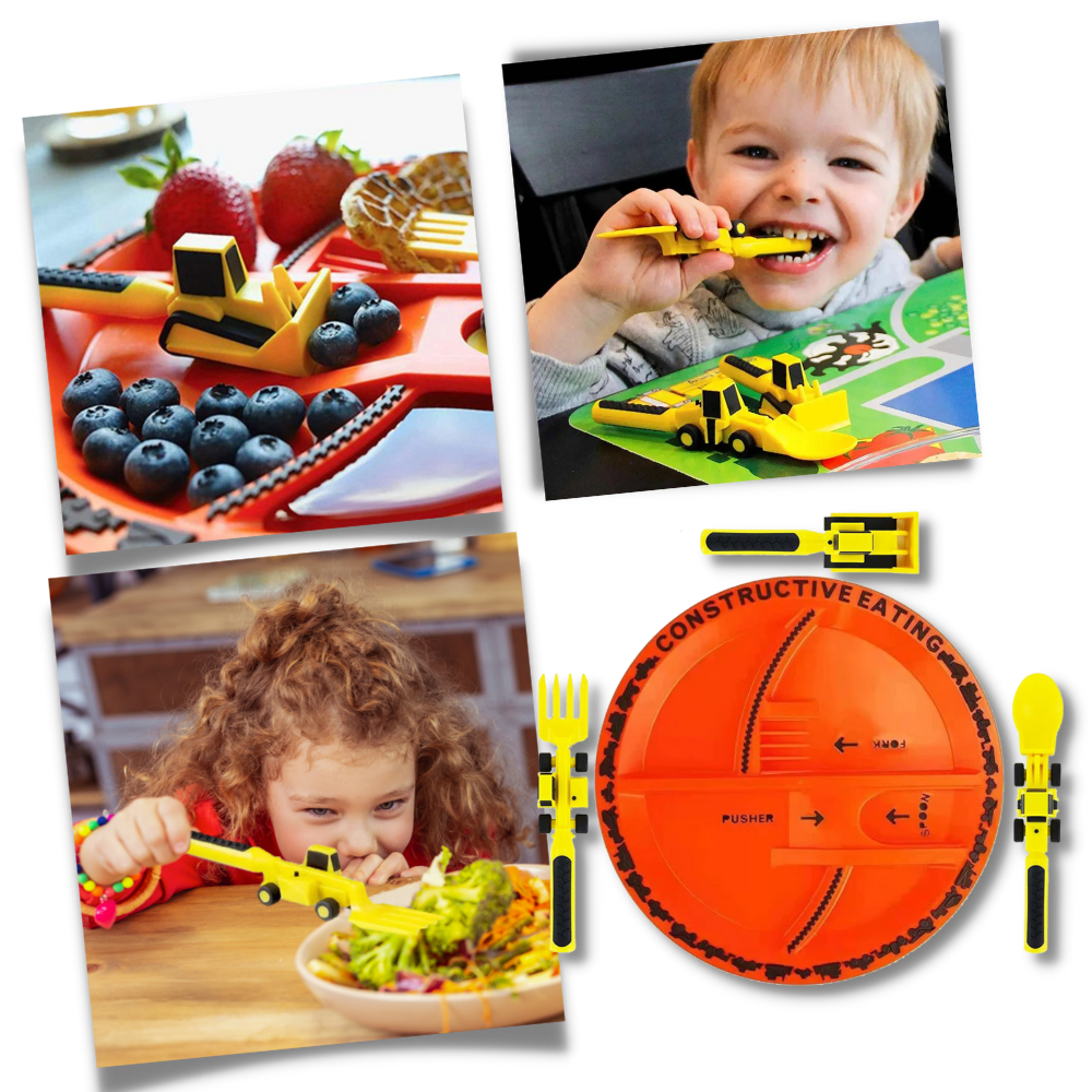 Creative Constructive Yemek Tabağı ve Kapları Seti - Ozerty