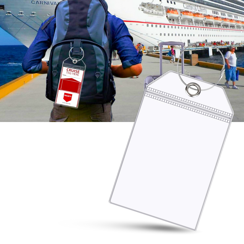 Özel Su Geçirmez Bagaj Etiketi - Ozerty