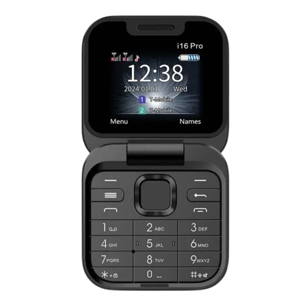Çift Simli Küçük Katlanır Cep Telefonu -I16 Pro - Ozerty