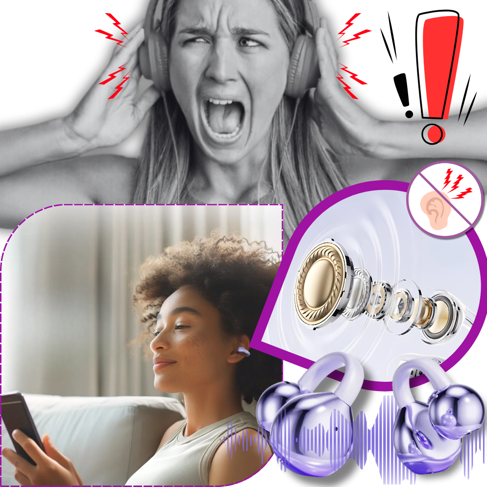 DualSync Clip Kulaklıklar - Ozerty