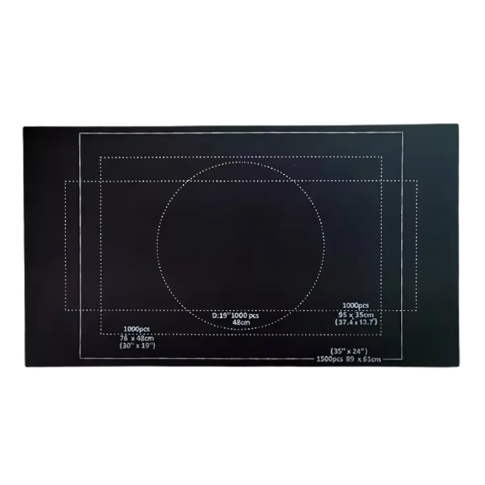 Keçe Yapboz Paspası Rulo -Siyah - Ozerty