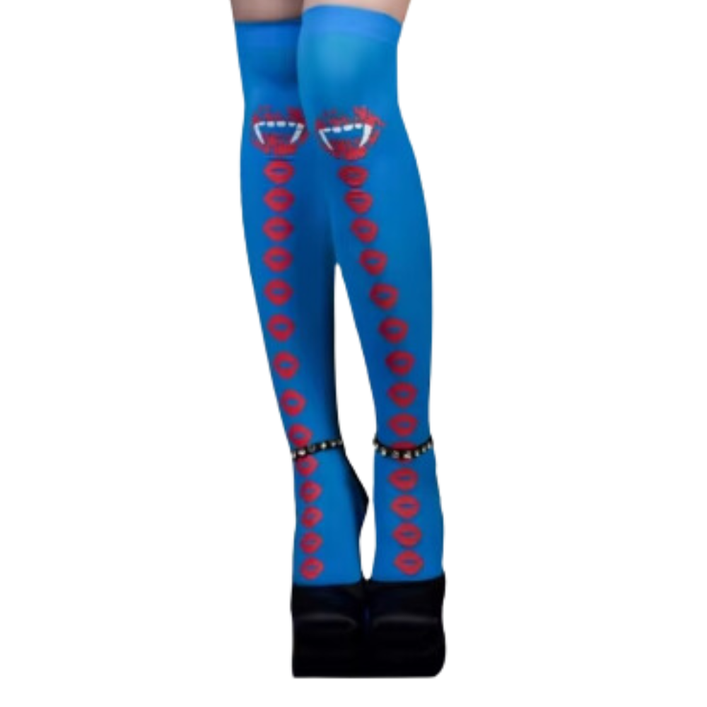 Festive Designs Cadılar Bayramı Kompresyon Çorapları -Perili Bacaklar - Ozerty