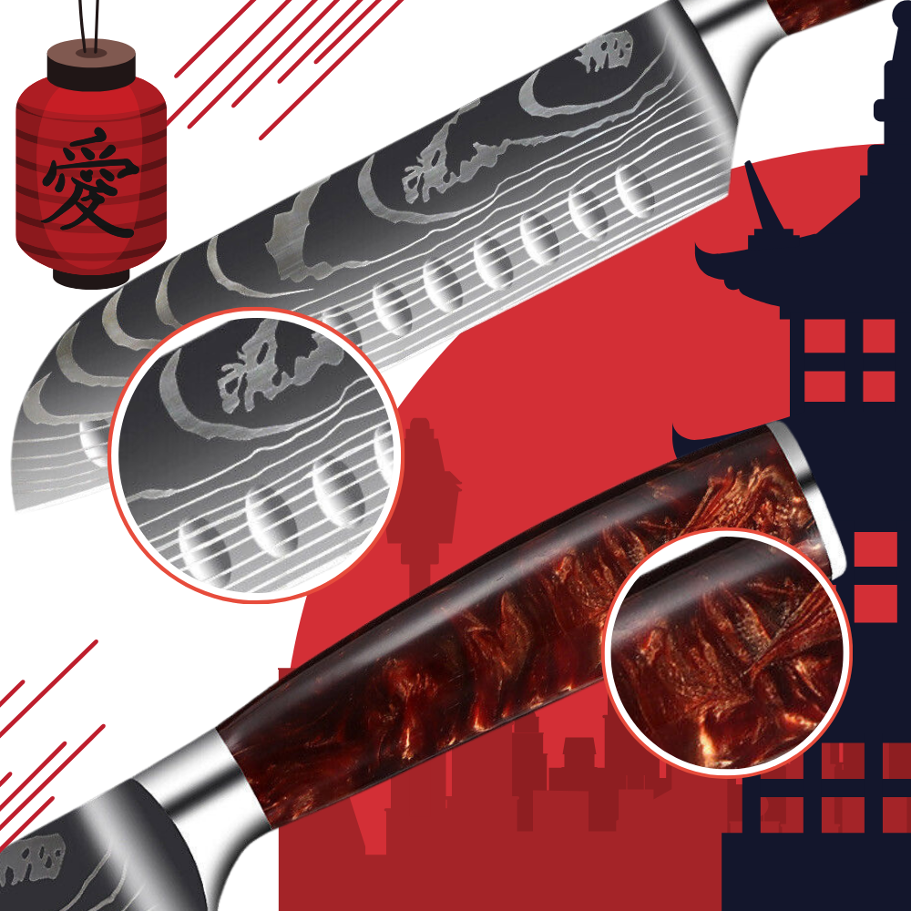 Fire Land Serisi Japon Bıçakları - Ozerty