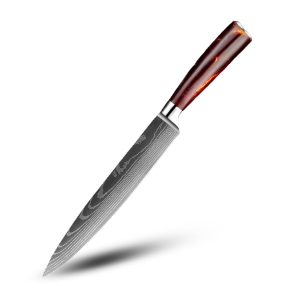 Fire Land Serisi Japon Bıçakları -Sujihuki - Dilimleme Bıçağı 8 inç/20 cm - Ozerty