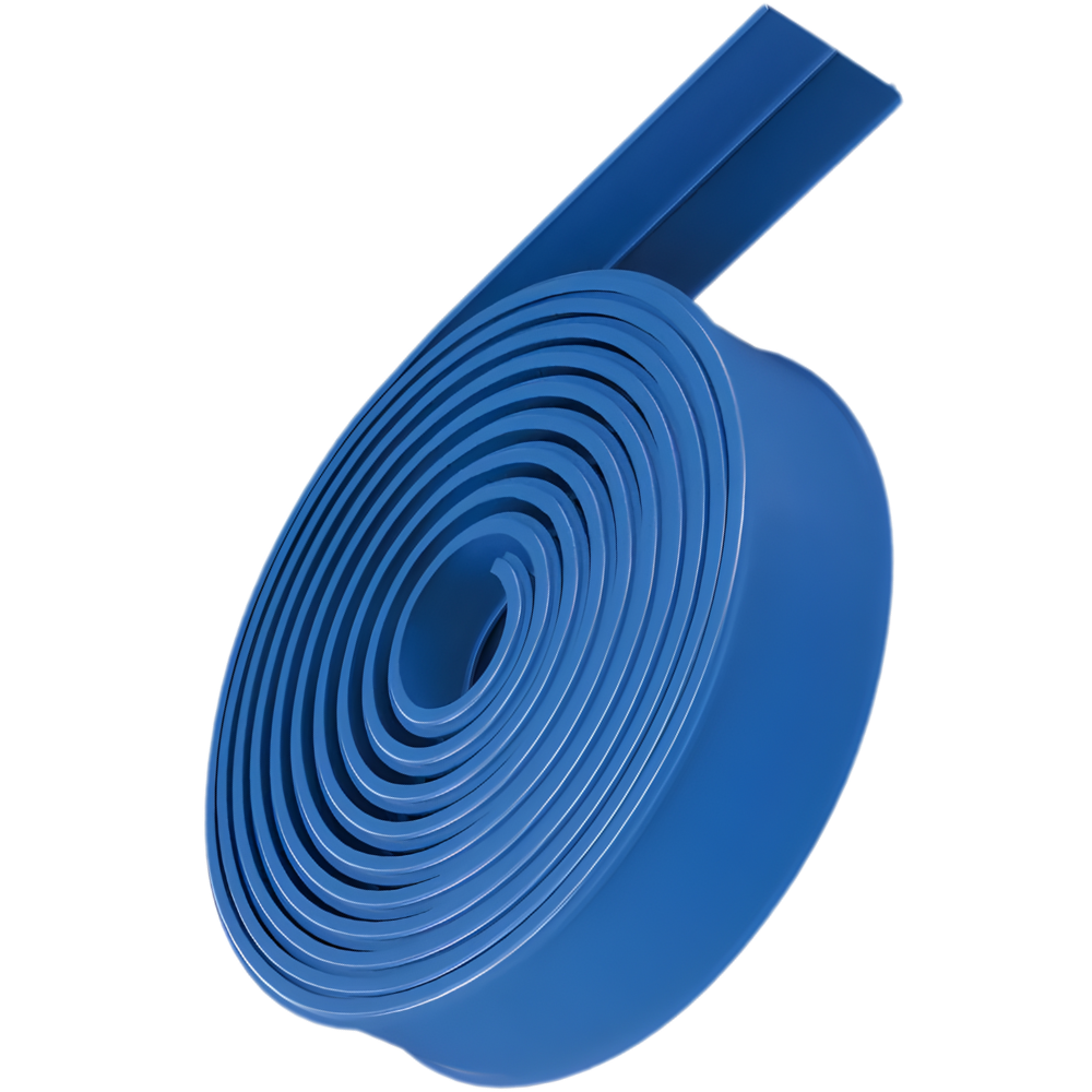 Esnek 2 Şeritli Araba Pisti -Mavi - Ozerty