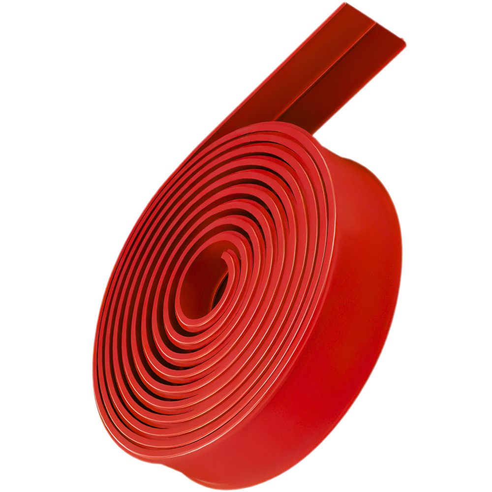 Esnek 2 Şeritli Araba Pisti -Kırmızı - Ozerty