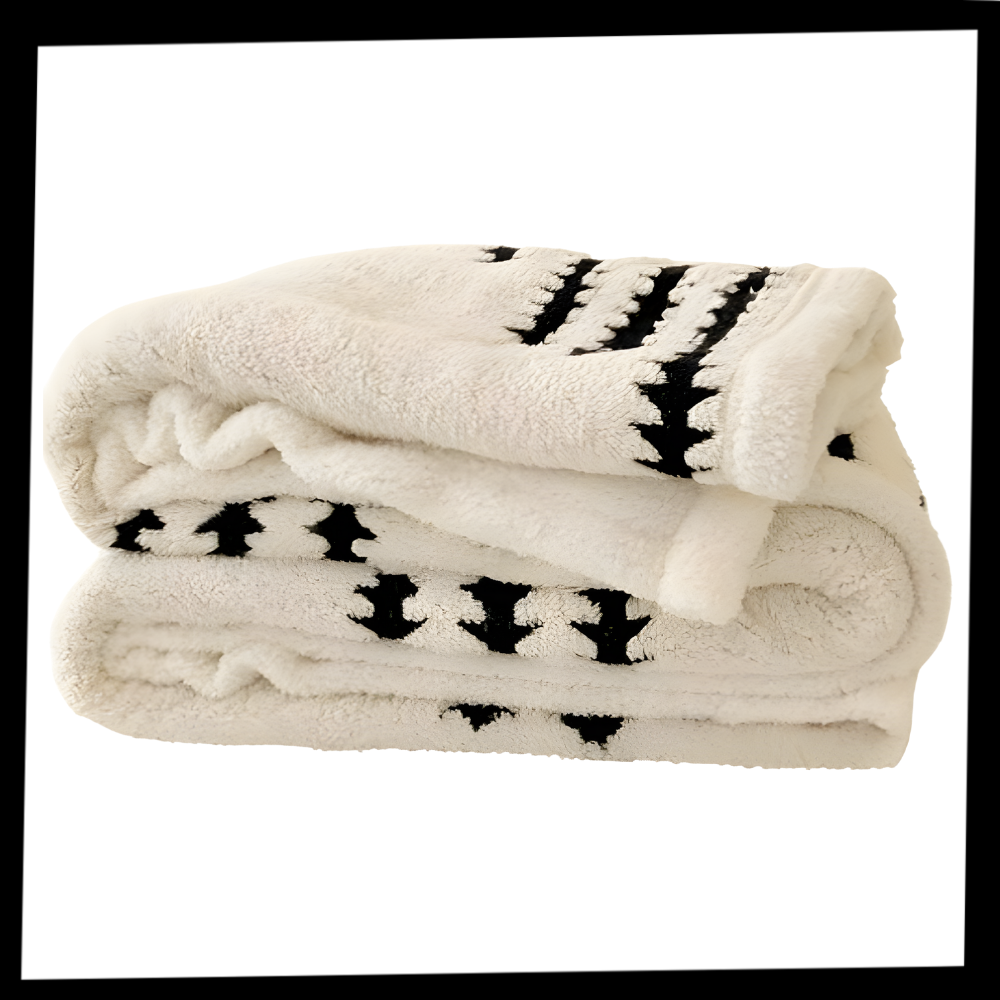 Kabarık Jakarlı Kış Battaniyesi - Ozerty