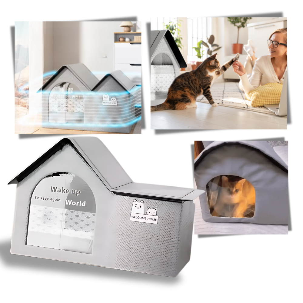 Isı Yansıtıcı Yalıtım Soğuk Kedi Evi - Ozerty