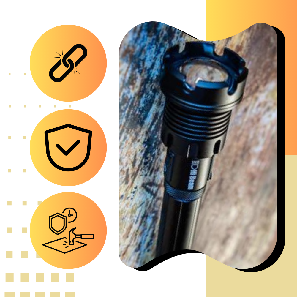 Yüksek Işınlı Şarj Edilebilir Led Fener - Ozerty