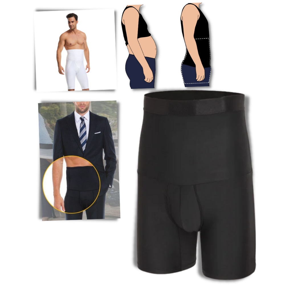 Yüksek belli dikişsiz zayıflama şortu - Ozerty