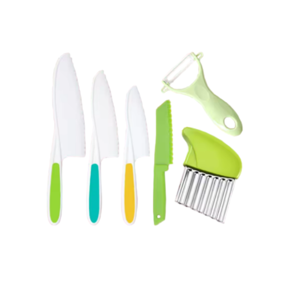 Çocuk Dostu Mutfak Seti Oyuncak -Green - Ozerty